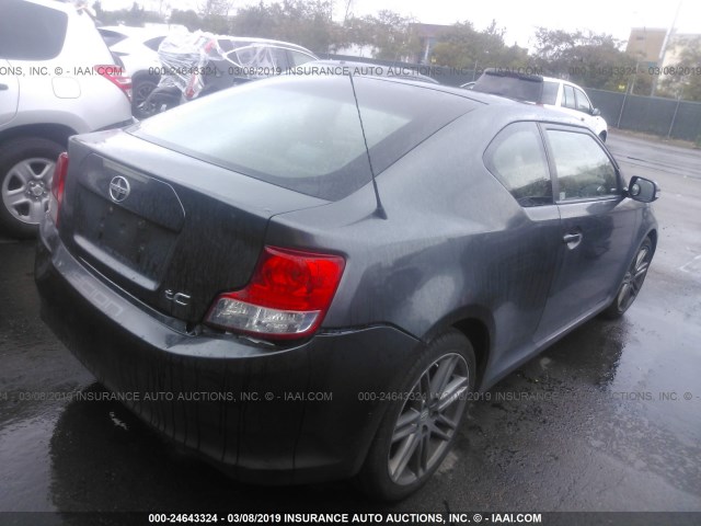 JTKJF5C75C3025075 - 2012 TOYOTA SCION TC GRAY photo 4
