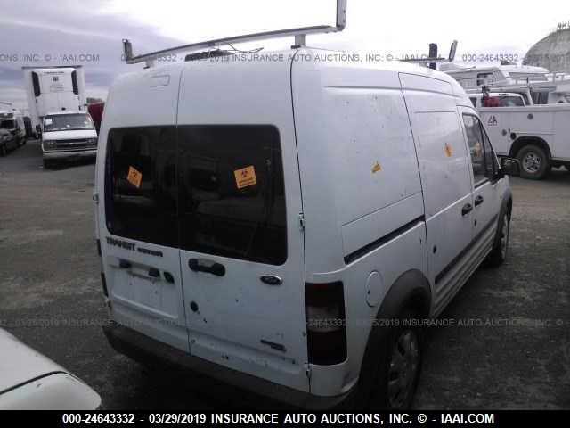 NM0LS7CN9DT150679 - 2013 FORD TRANSIT CONNECT XL WHITE photo 4