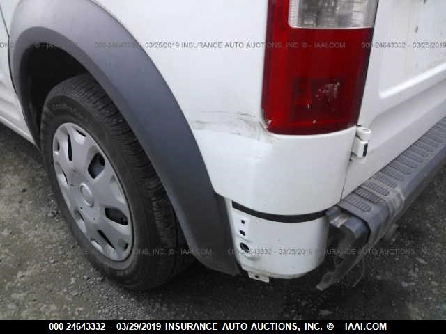 NM0LS7CN9DT150679 - 2013 FORD TRANSIT CONNECT XL WHITE photo 6