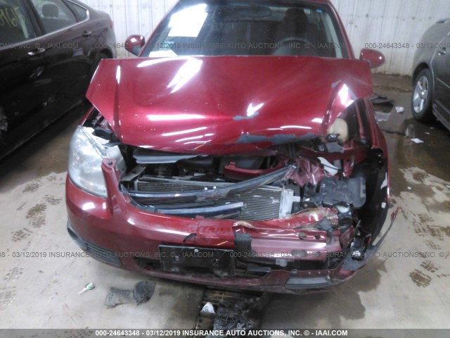 1G1AT58HX97147569 - 2009 CHEVROLET COBALT LT RED photo 6