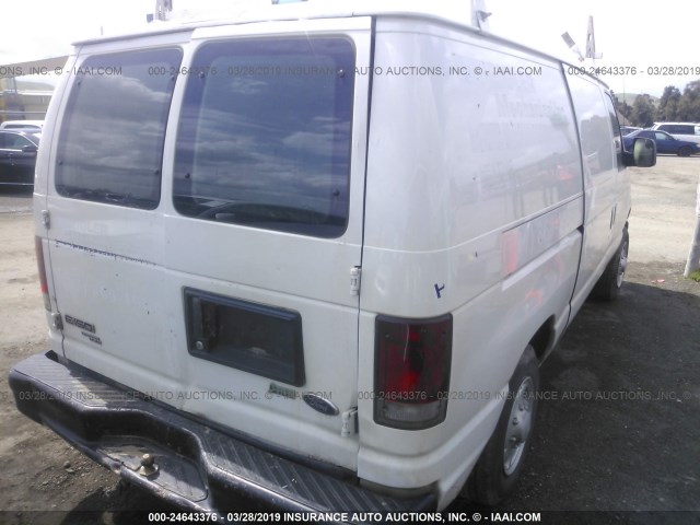 1FTNE1EW4DDA84834 - 2013 FORD ECONOLINE E150 VAN WHITE photo 6