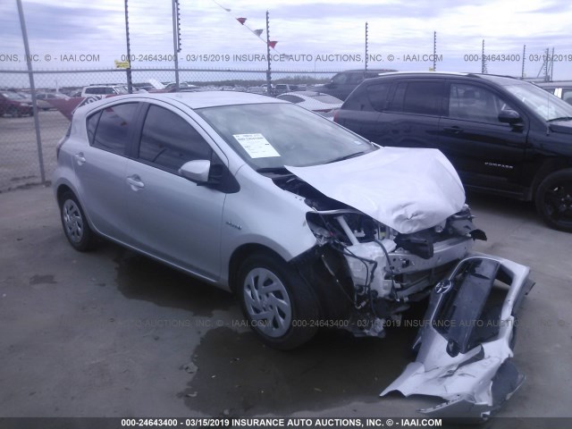 JTDKDTB38G1134801 - 2016 TOYOTA PRIUS C SILVER photo 1