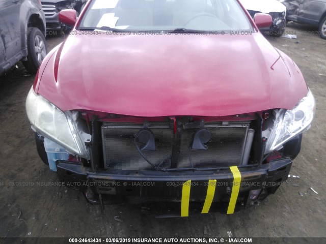 4T1BE46K28U261124 - 2008 TOYOTA CAMRY CE/LE/XLE/SE 红色 照片 6