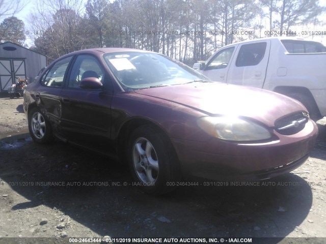 1FAFP55UX3A269190 - 2003 FORD TAURUS SES RED photo 1