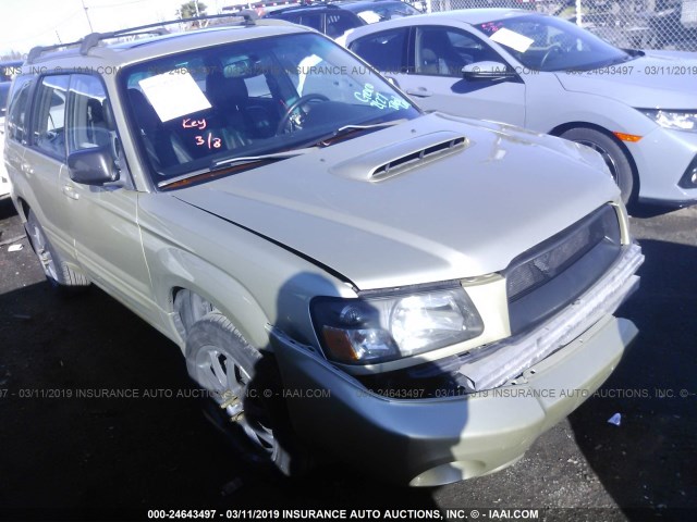 JF1SG69684H730024 - 2004 SUBARU FORESTER 2.5XT TAN photo 1