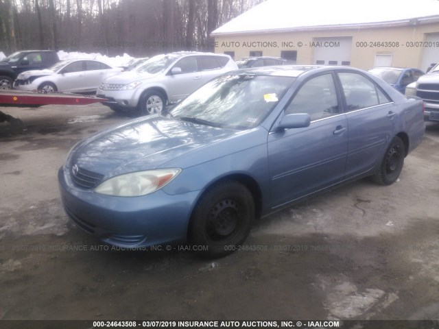 4T1BE32K13U236675 - 2003 TOYOTA CAMRY LE/XLE/SE TEAL photo 2