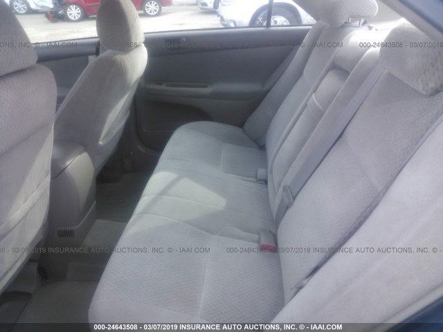 4T1BE32K13U236675 - 2003 TOYOTA CAMRY LE/XLE/SE TEAL photo 8