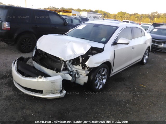 1G4GC5E30CF331650 - 2012 BUICK LACROSSE WHITE photo 2