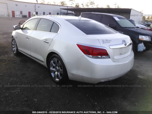 1G4GC5E30CF331650 - 2012 BUICK LACROSSE WHITE photo 3