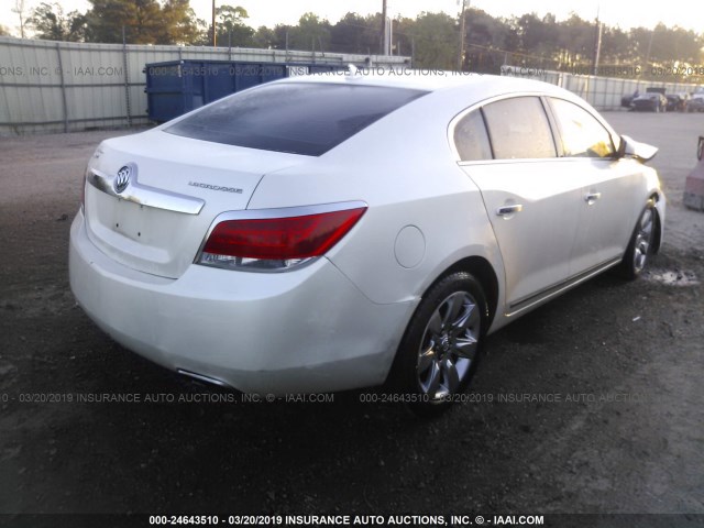 1G4GC5E30CF331650 - 2012 BUICK LACROSSE WHITE photo 4