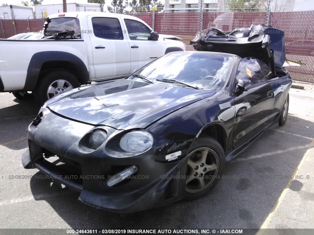 JT5ST07K3S0024511 - 1995 TOYOTA CELICA GT BLACK photo 2