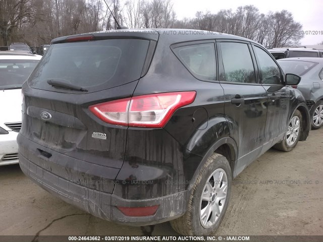 1FMCU0F73DUB54833 - 2013 FORD ESCAPE S BLACK photo 4