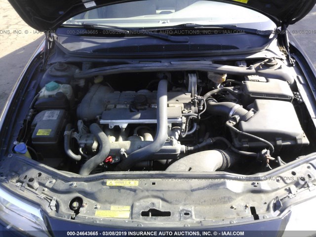 YV1TH592861445381 - 2006 VOLVO S80 2.5T Dark Blue photo 10