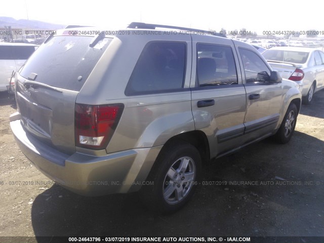 1J4GS48K16C300959 - 2006 JEEP GRAND CHEROKEE LAREDO/COLUMBIA/FREEDOM 金色 照片 4