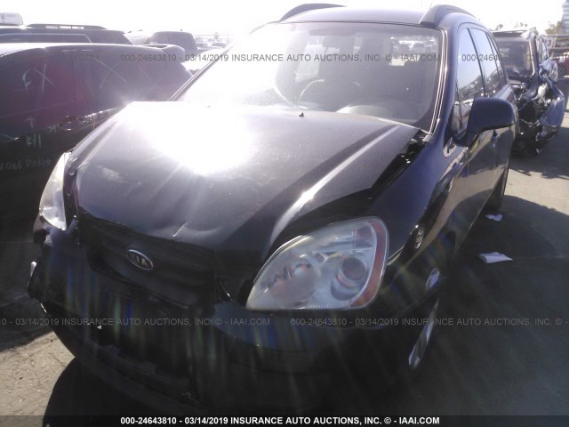 KNAFG526887150006 - 2008 KIA RONDO LX/EX BLACK photo 2