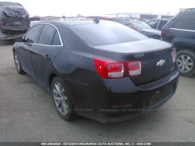 1G11E5SA4DU134543 - 2013 CHEVROLET MALIBU 2LT BLACK photo 3