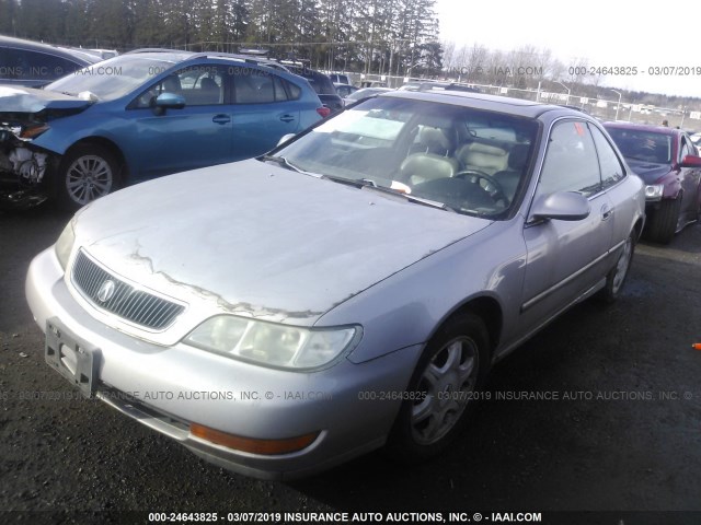 19UYA1151VL020720 - 1997 ACURA 2.2CL SILVER photo 2