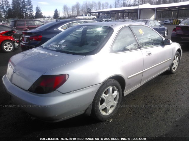 19UYA1151VL020720 - 1997 ACURA 2.2CL SILVER photo 4