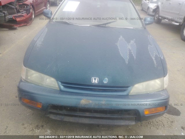 1HGCD5648RA021728 - 1994 HONDA ACCORD LX/EX GREEN photo 6