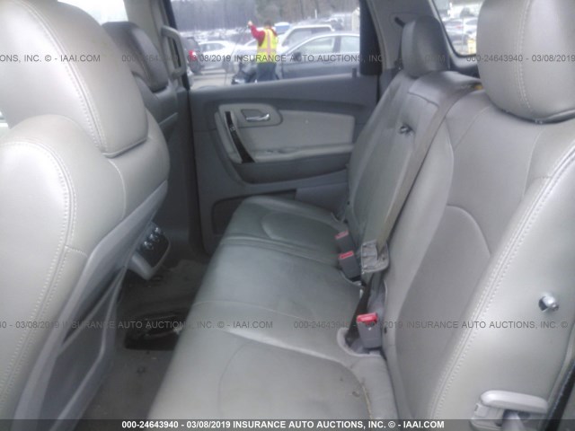 1GNER23D09S177968 - 2009 CHEVROLET TRAVERSE LT BLACK photo 8