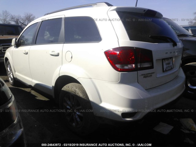 3C4PDCBGXJT521875 - 2018 DODGE JOURNEY SXT WHITE photo 3