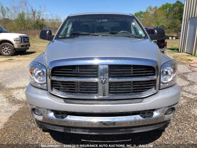 3D7KS29C57G725410 - 2007 DODGE RAM 2500 SILVER photo 6