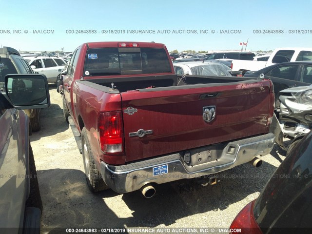 1C6RD6GTXCS158781 - 2012 DODGE RAM 1500 SLT RED photo 3