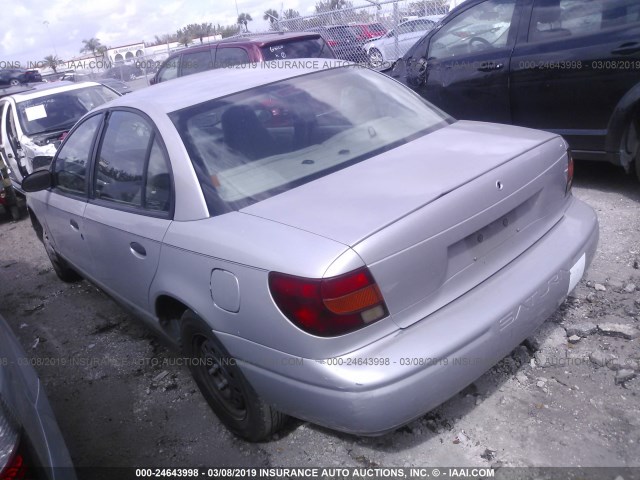 1G8ZH52861Z347498 - 2001 SATURN SL1 GRAY photo 3