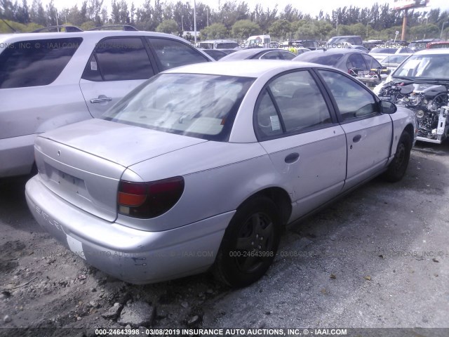 1G8ZH52861Z347498 - 2001 SATURN SL1 GRAY photo 4