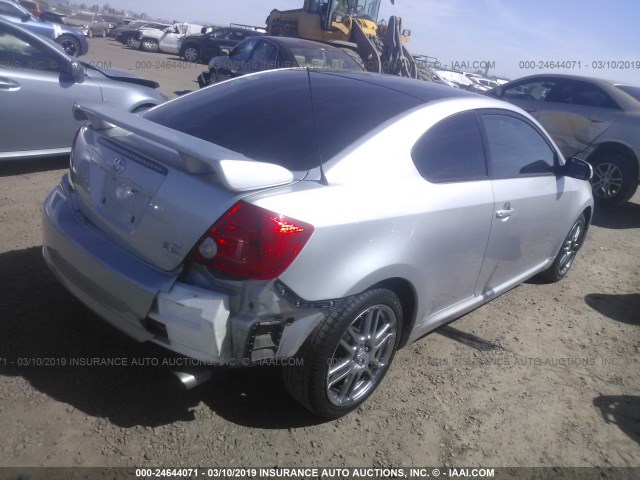 JTKDE177970163938 - 2007 TOYOTA SCION TC ვერცხლისფერი ფოტო 4
