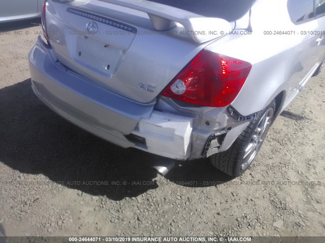 JTKDE177970163938 - 2007 TOYOTA SCION TC ვერცხლისფერი ფოტო 6