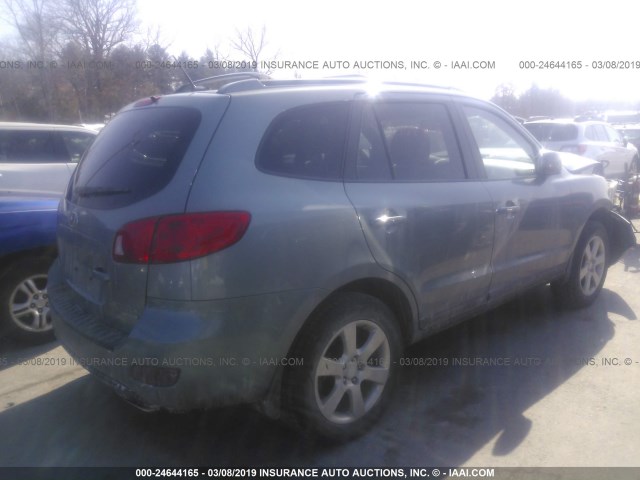 5NMSH73E59H276401 - 2009 HYUNDAI SANTA FE SE/LIMITED GRAY photo 4