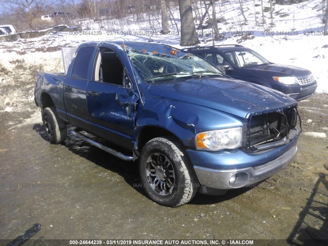 3D7KU28D04G139732 - 2004 DODGE RAM 2500 ST/SLT BLUE photo 1