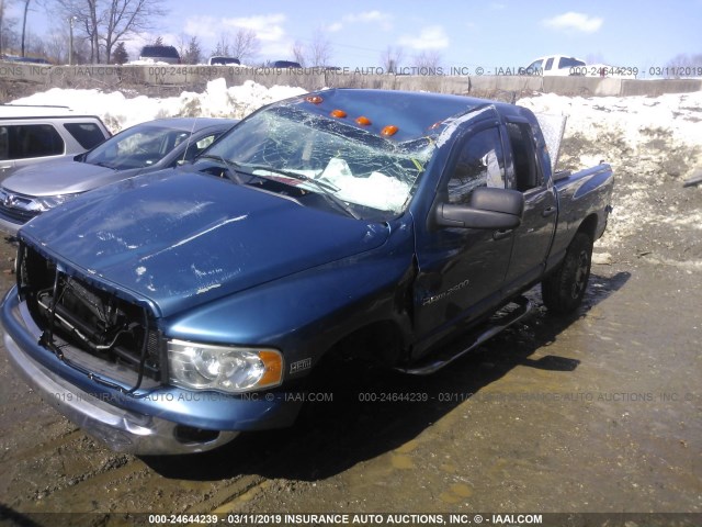 3D7KU28D04G139732 - 2004 DODGE RAM 2500 ST/SLT BLUE photo 6