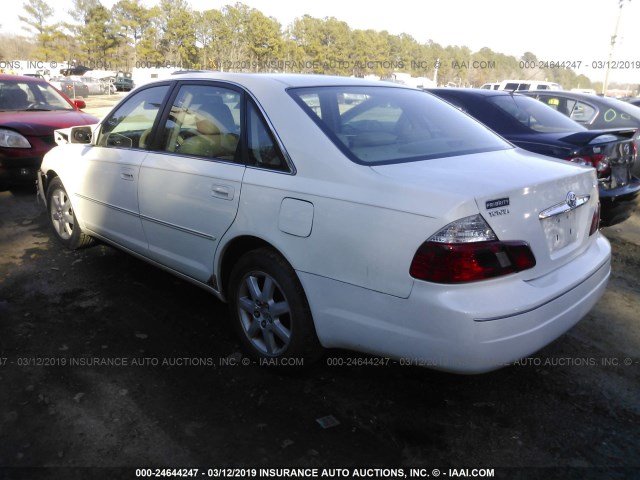 4T1BF28B84U350141 - 2004 TOYOTA AVALON XL/XLS WHITE photo 3