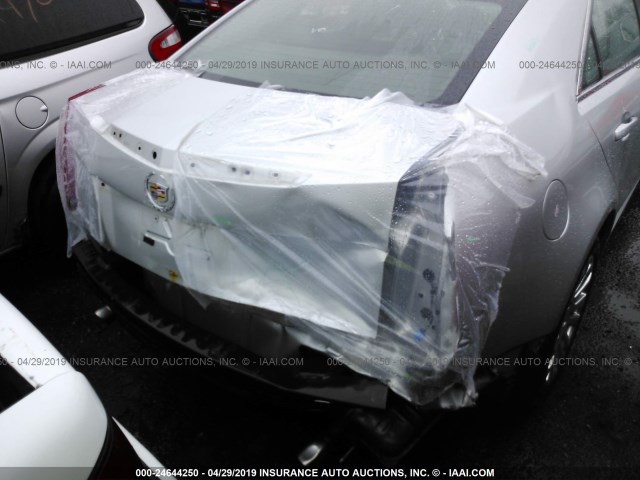 1G6DL5EG0A0145636 - 2010 CADILLAC CTS PERFORMANCE COLLECTION SILVER photo 6
