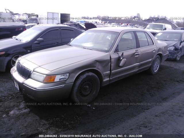 2MEFM74W31X710629 - 2001 MERCURY GRAND MARQUIS GS GOLD photo 2