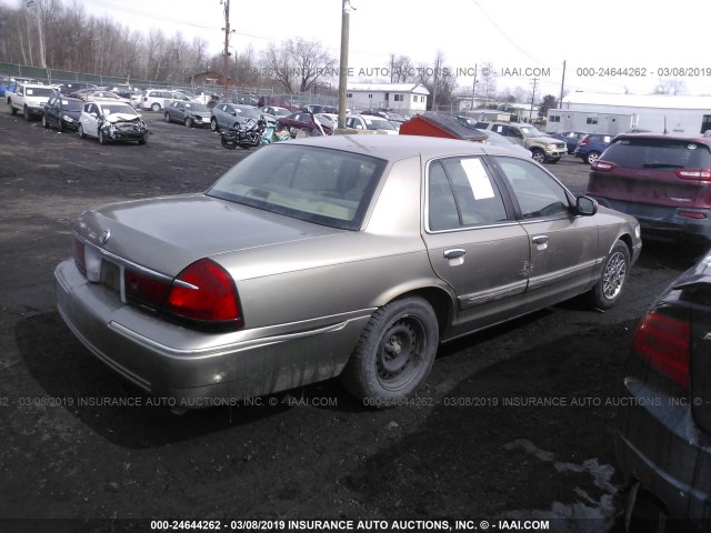 2MEFM74W31X710629 - 2001 MERCURY GRAND MARQUIS GS GOLD photo 4