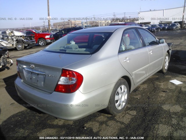 4T1BE32K74U832584 - 2004 TOYOTA CAMRY LE/XLE/SE SILVER photo 4