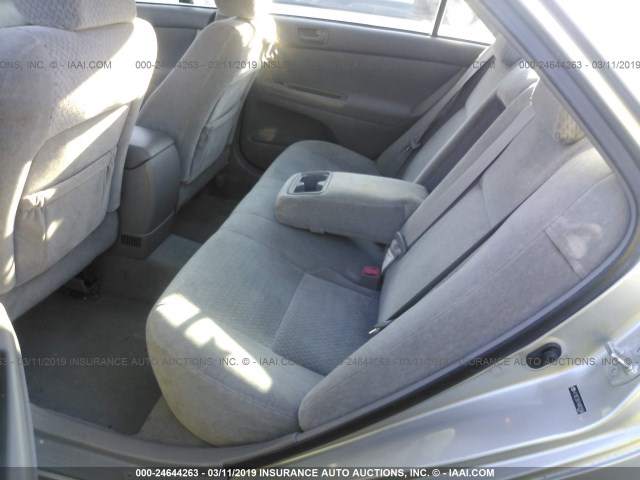 4T1BE32K74U832584 - 2004 TOYOTA CAMRY LE/XLE/SE SILVER photo 8