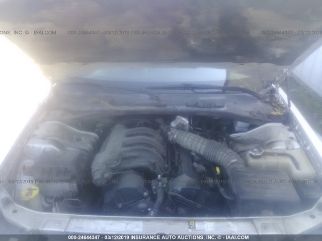 2C3KA43R57H862194 - 2007 CHRYSLER 300 SILVER photo 10