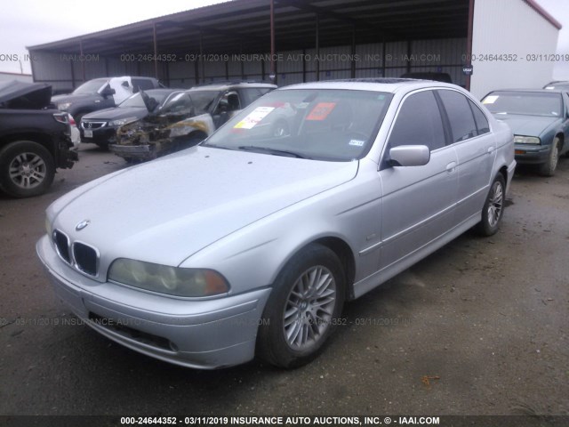 WBADT63433CK34630 - 2003 BMW 530 I AUTOMATIC SILVER photo 2