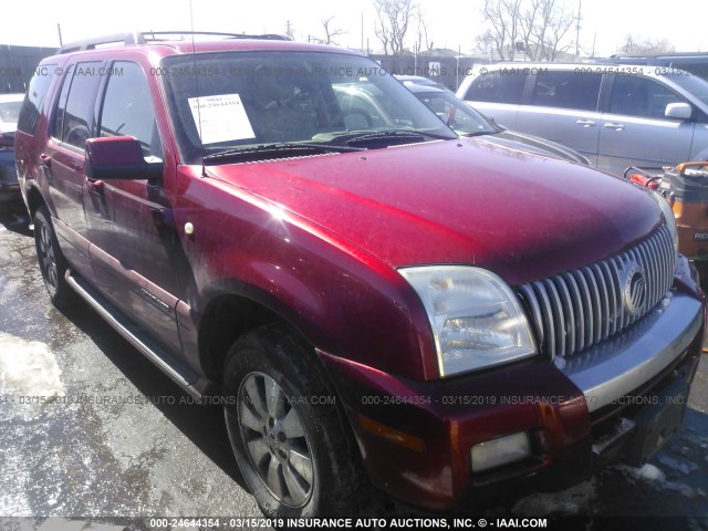 4M2EU47E67UJ20241 - 2007 MERCURY MOUNTAINEER LUXURY RED photo 1