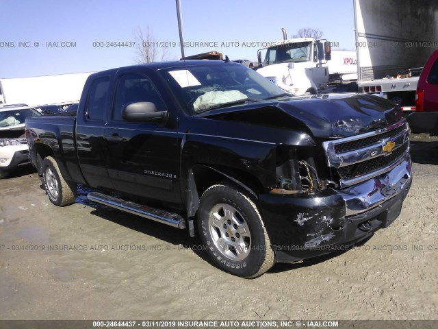 1GCEK29099Z173538 - 2009 CHEVROLET SILVERADO K1500 LT BLACK photo 1