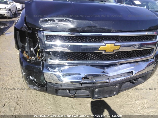 1GCEK29099Z173538 - 2009 CHEVROLET SILVERADO K1500 LT BLACK photo 6