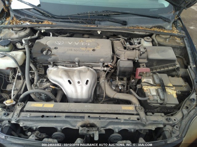 JTKDE167380249748 - 2008 TOYOTA SCION TC შავი ფოტო 10