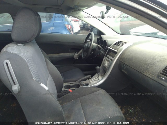 JTKDE167380249748 - 2008 TOYOTA SCION TC შავი ფოტო 5