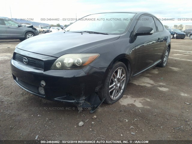 JTKDE167380249748 - 2008 TOYOTA SCION TC შავი ფოტო 6