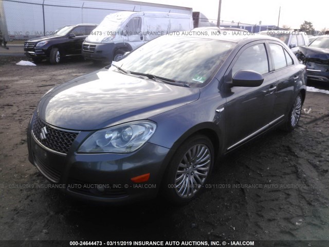 JS2RE9A58A6100195 - 2010 SUZUKI KIZASHI GTS GRAY photo 2