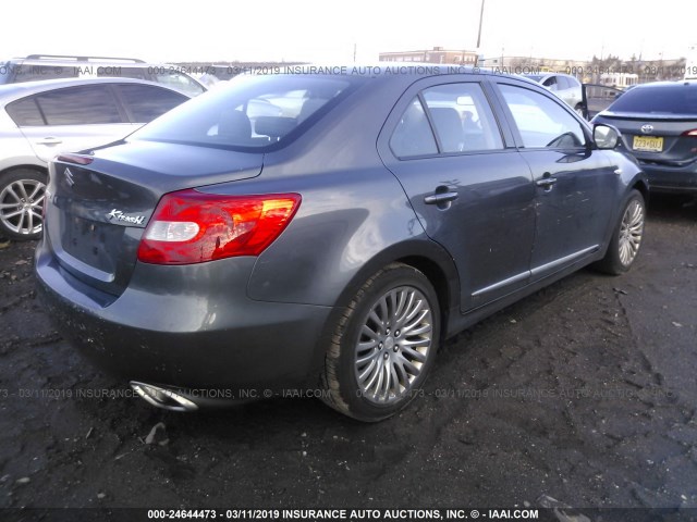 JS2RE9A58A6100195 - 2010 SUZUKI KIZASHI GTS GRAY photo 4